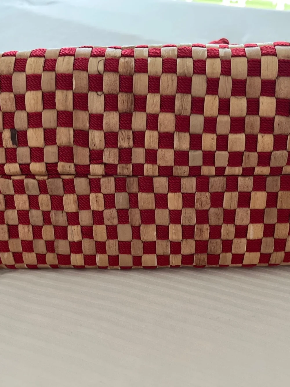Vintage The Sak Basket-weave Tote Bag - Picture 4 of 6